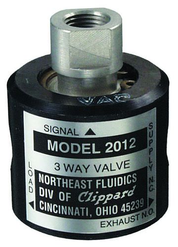 Válvula manual - 2012-VAC - Clippard - de controle / de regulação / a vácuo