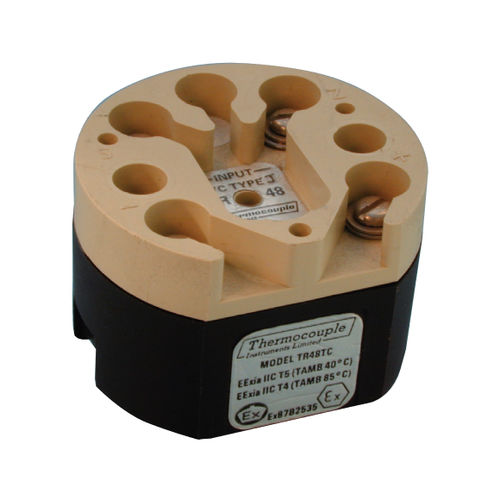 Transmissor de temperatura para montagem em cabeçote - TR series - British Rototherm Co. Ltd - para trilho DIN / RTD / com termopar