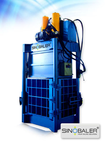 Prensa enfardadeira vertical - SVB2-CF series - SINOSPECT INDUSTRIAL CO.,LTD - com abertura frontal / de câmara única