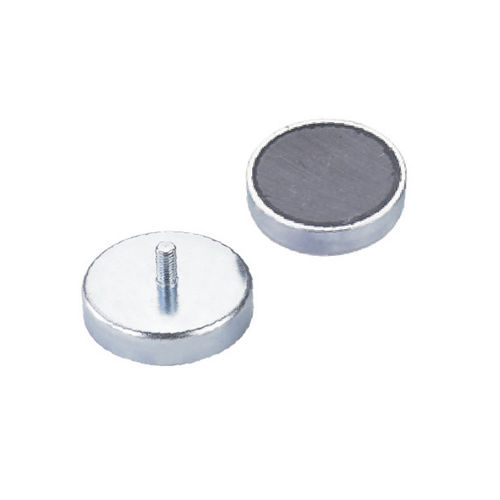 Ímã de ferrite - SWF3 series - NINGBO SOUWEST MAGNETECH DEVELOPMENT CO.,LTD - de retenção / com rosca macho