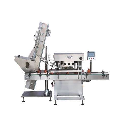 Tampadora-rosqueadora de tampas linear - ZXG150 - Shanghai Ke Si Packing Machinery Co.,Ltd. - automática / para garrafas / para garrafas