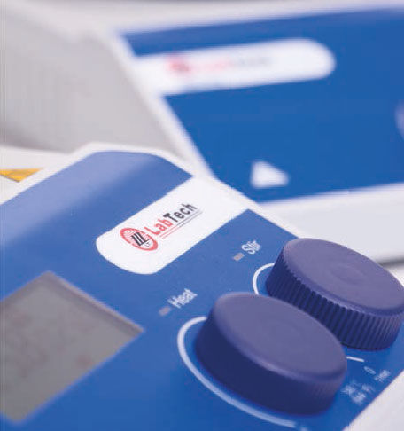 Agitador de laboratório com chapa aquecedora - ES series - LabTech Srl - magnético / digital / para produtos alimentares