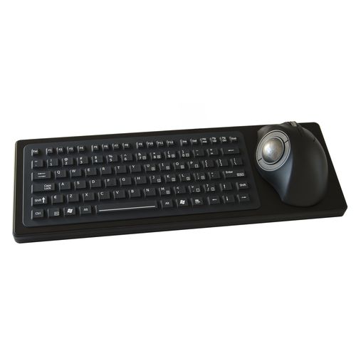 Teclado de mesa - RKTE85 series - NSI - com teclas mecânicas / 85 teclas / com trackball