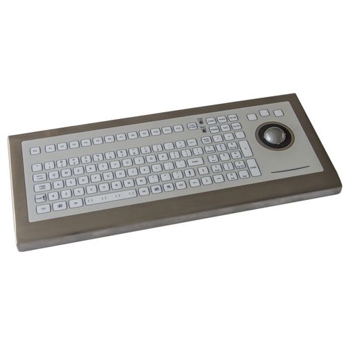 Teclado para o setor alimentar - KSTM105RVS series - NSI - de mesa / de membrana / 105 teclas