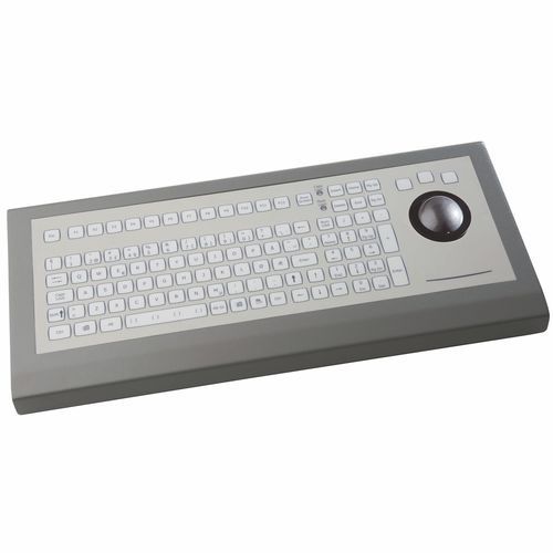 Teclado IP65 - KSTL105 series - NSI - embutido / com teclas mecânicas / 105 teclas