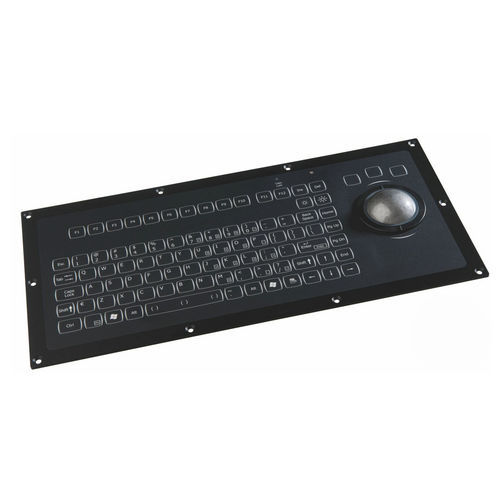 Teclado embutido - KSML92-MC1 series - NSI - com teclas mecânicas / 92 teclas / com trackball