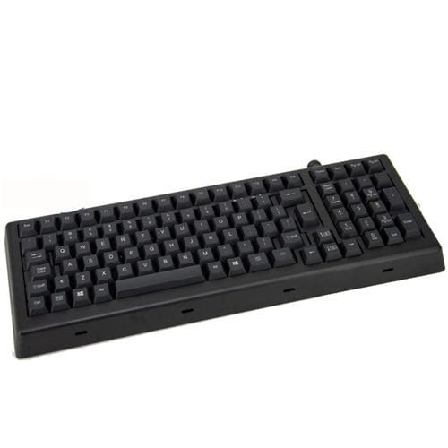 Teclado embutido - MKB104 series - NSI - de mesa / com teclas mecânicas / 107 teclas
