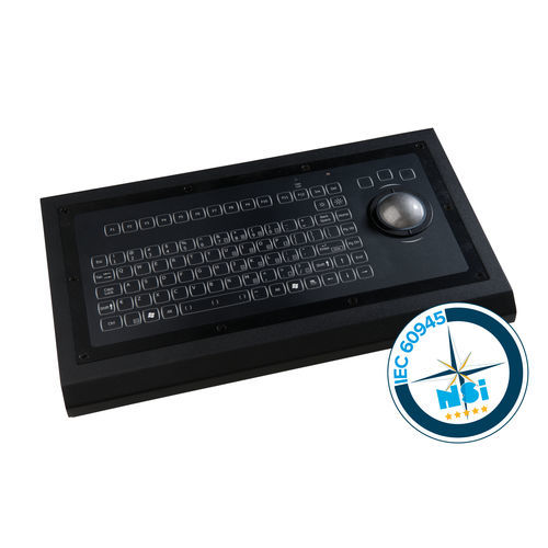 Teclado de mesa - KSML92-MC1 series - NSI - com teclas mecânicas / 92 teclas / com trackball