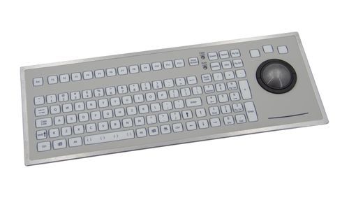 Teclado de mesa - KSTL105 - NSI - embutido / de membrana / 105 teclas