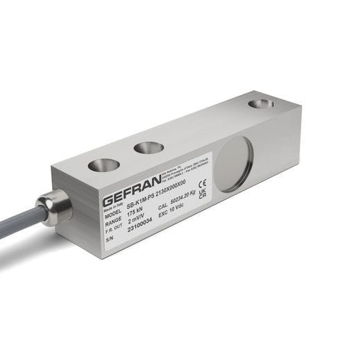 Célula de carga de cisalhamento - SB  - GEFRAN - tipo beam / strain gauge / de pesagem