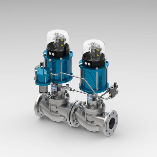 Válvula de gatilho - KVII/F-KVII/F - Kühme Armaturen GmbH - pneumática / de controle / de duplo bloqueio e dreno (DBB)