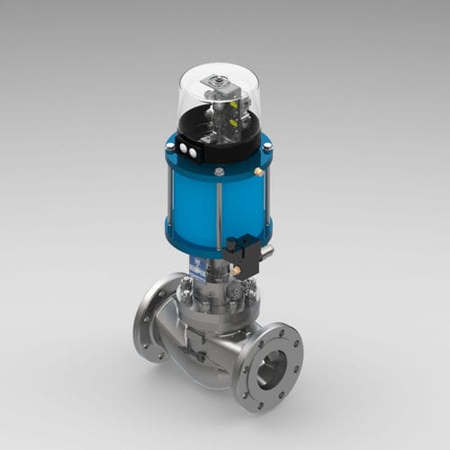 Válvula globo - KVII/F - Kühme Armaturen GmbH - eletropneumática / de bloqueio / de distribuição
