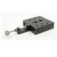 Mesa de coordenadas linear - VS3-.5-PL - DELTRON - com comando manual / de um eixo / de rolos cruzados