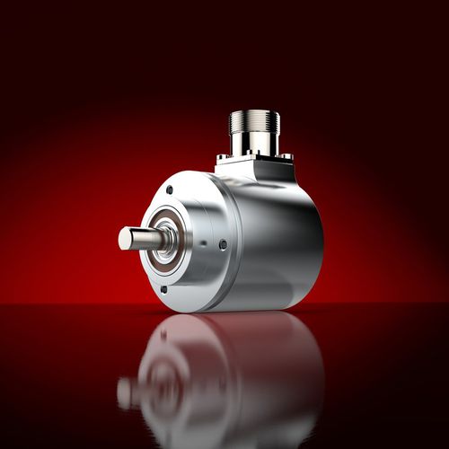 Encoder rotativo absoluto - GEL 2037 - LENORD + BAUER - magnético / flangeado / CAN