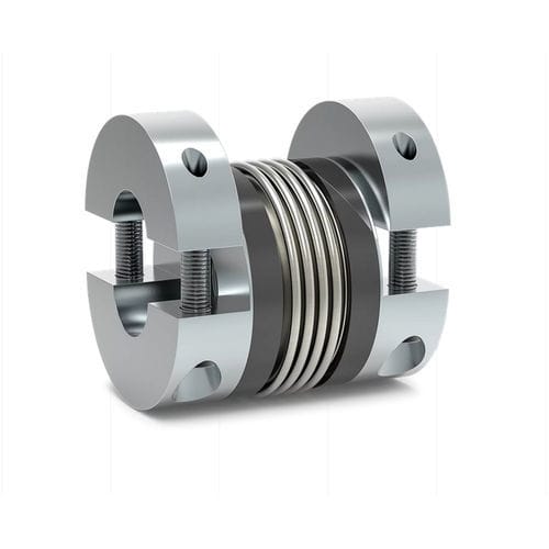 Acoplamento flexível - BKH series - R + W Coupling Technology - de fole / para eixo / de fole metálico