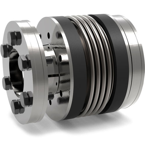 Acoplamento flexível - SP3 series - R + W Coupling Technology - de fole / para eixo / com medição de torque