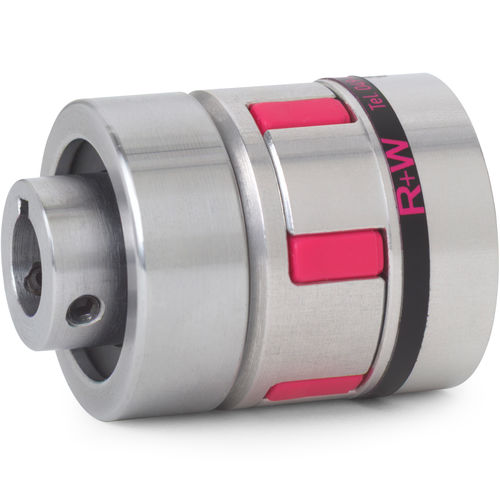 Acoplamento de elastômero - ESL series - R + W Coupling Technology - compacto / para eixo / com medição de torque