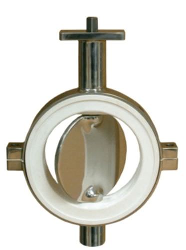 Válvula borboleta - 486 series - Posi-flate - flangeada / em aço inoxidável
