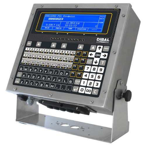 Indicador de peso com display LCD - VD-3000 - DIBAL, S.A. - de bancada / de parede / robusto