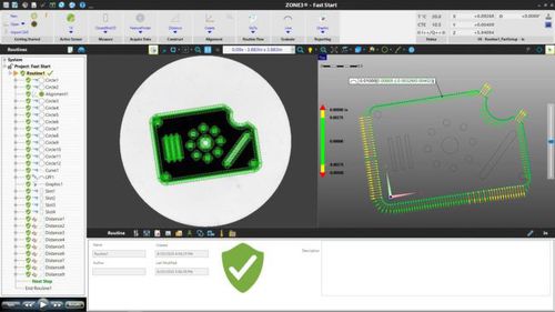 Software de metrologia multissensores - ZONE3® - Optical Gaging Products - de simulação / de programação / de CAD