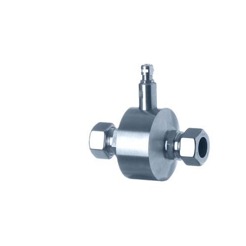 Medidor de vazão de hélice - Höntzsch GmbH & Co KG - volumétrico / para líquidos / em aço inoxidável