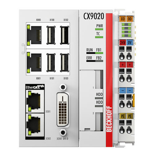Computador embutido - CX9020 series - Beckhoff Automation - para trilho DIN / Intel Xscale 32 bits / ARM Cortex-A8
