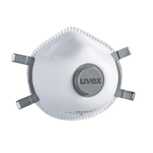 Máscara de proteção reutilizável - SILV-AIR E 7312  - UVEX - PFF3 / semifacial / hospitalar