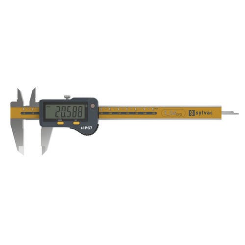 Paquímetro digital - S_Cal EVO Proximity micron - SYLVAC - em aço inoxidável / com transmissão de dados