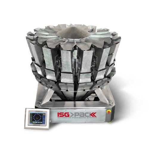 Máquina de pesagem cabeçote múltiplo - MW 24 - ISG Pack - para a indústria alimentícia / para granulados / para granel