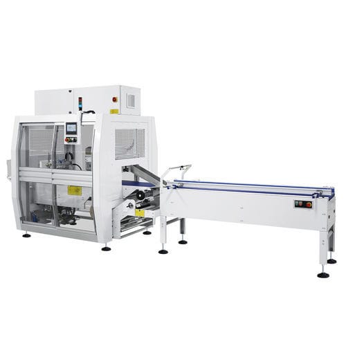 Máquina embaladora automática - SI750S-LR - ISG Pack - controlada por CLP / com servoacionamento / intermitente