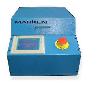 Máquina de corte automática - 450 A - Marken Manufacturing - com guilhotina / para borracha / de mangueiras
