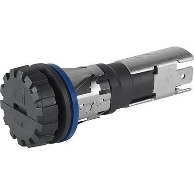 Porta-fusível cilíndrico - FUS series - SCHURTER - de engate rápido / IEC / IP67