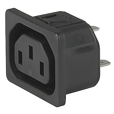 Tomada de instalação em quadro - 6600-4 - SCHURTER - IP54 / IP30 / tripolar