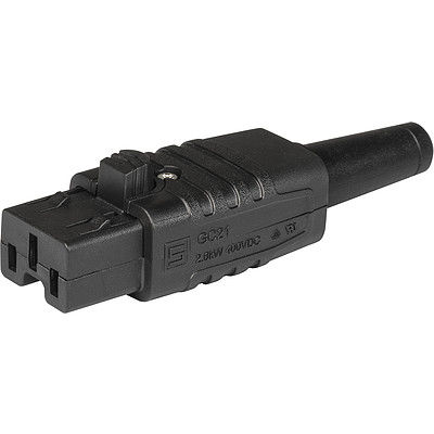 Plugue de instalação em quadro - GC21 - SCHURTER - tripolar / de roscar / IEC