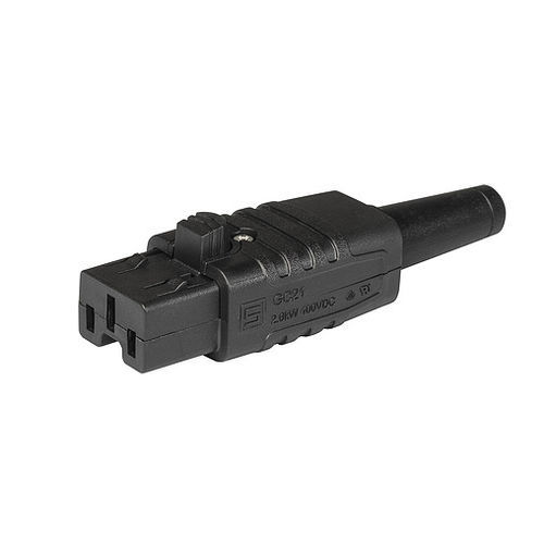 Plugue de instalação em quadro - GC21 - SCHURTER - tripolar / de roscar / IEC