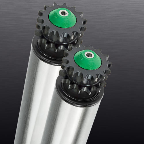 Rolo de transportador de acionamento por corrente - BETA3 2R-2RF - roll-ven spa - em PVC / em termoplástico / em aço