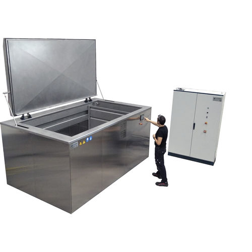 Máquina de limpeza ultrassônica - ICM-8000 - UltraTecno - automática / em aço inoxidável / robusta