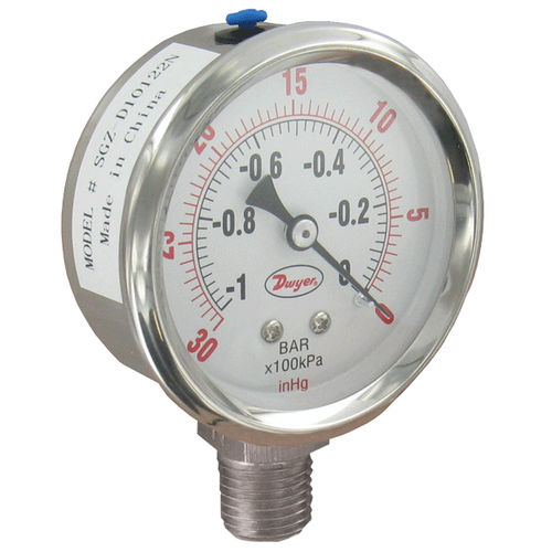 Manômetro diferencial - SGZ series - DWYER - com mostrador analógico / com rosca / NPT 1/4