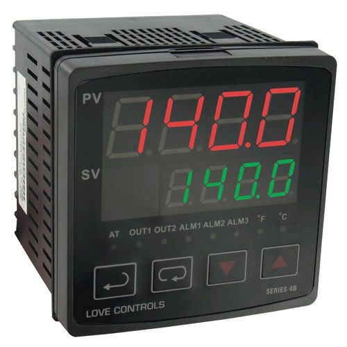 Regulador de temperatura com display LED - 4B series - DWYER - PID / de processo / para caldeira