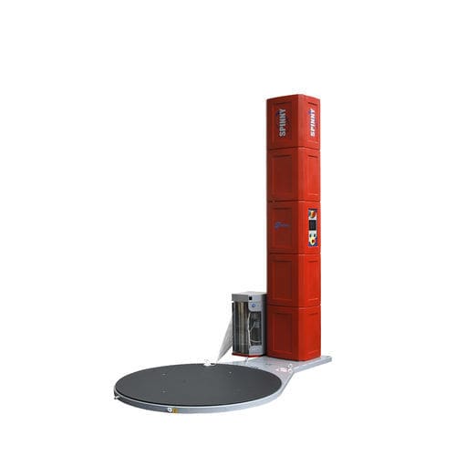 Envolvedora com plataforma giratória - Spinny S350 Touch - EFFE3TI Packaging Technologies - semiautomática / para aplicações industriais / industrial