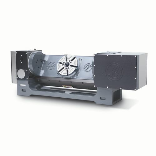 Mesa rotativa indexadora acionada por motor - TR210 - Haas Automation - basculante / para usinagem / de 5 eixos