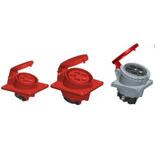 Plugue industrial - CSP-44A - COMESTERO SISTEMI - de embutir / IP44