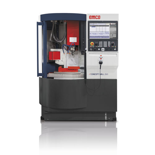 Fresadora CNC de 3-4 eixos - CONCEPT MILL 260 - EMCO GmbH - vertical / com mesa giratória / SK30