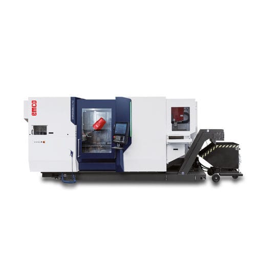 Centro de torneamento e fresamento CNC - HYPERTURN 65 Powermill G2 - EMCO GmbH - horizontal / de 3 eixos / de dois fusos
