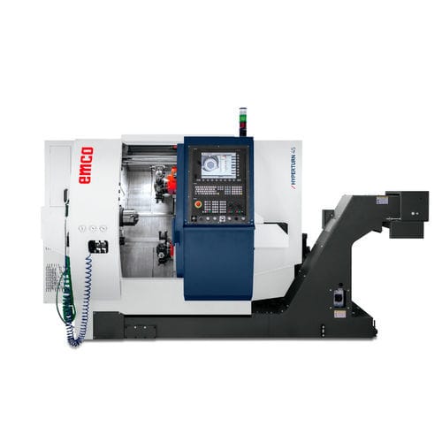 Torno CNC - HYPERTURN 45 - EMCO GmbH - de 3 eixos / de dois fusos / VDI 25