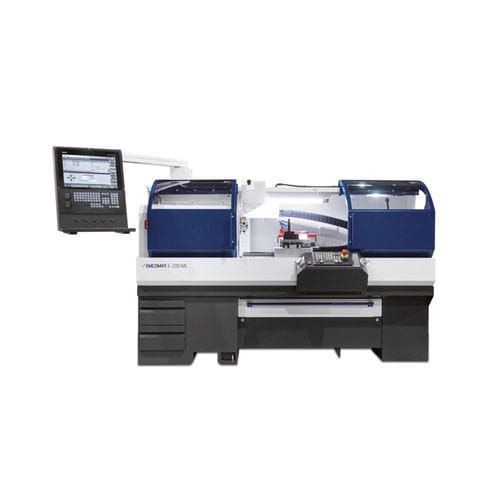 Torno CNC - Emcomat E-200 MC - EMCO GmbH - horizontal / de 3 eixos / universal