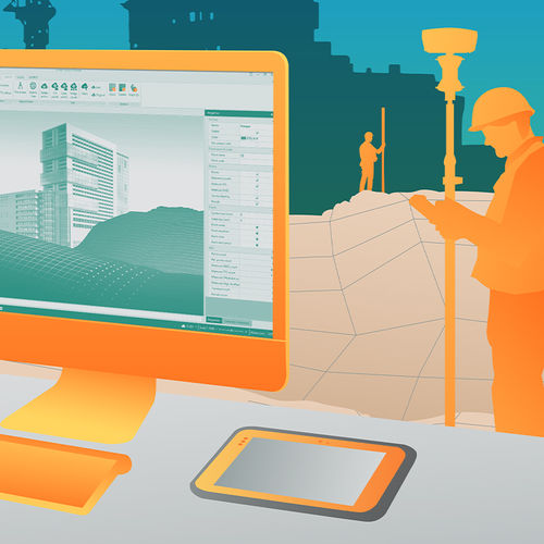 Software de cálculo - X-PAD Fusion - GeoMax - de CAD / visualizador / de gestão