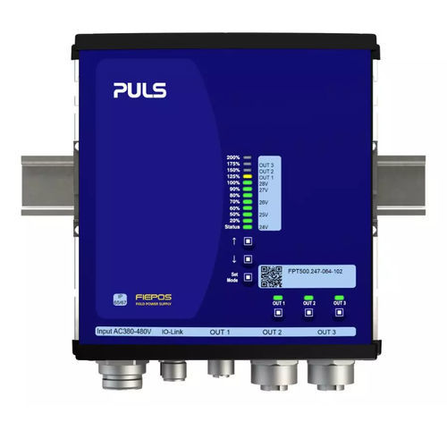 Fonte de alimentação elétrica para trilho DIN - FPT500.247-064-102 - PULS GmbH - CA/CC / com duas saídas / ajustável