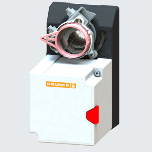 Atuador elétrico para damper - 227C-230-15 - GRUNER - rotativo / IP54 / para instalação de ventilação
