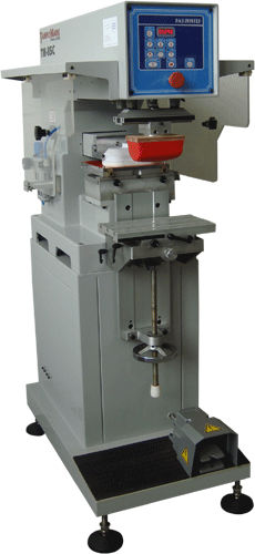Máquina tampográfica de tinteiro fechado - TM 85 C oval - Media Service Grulms